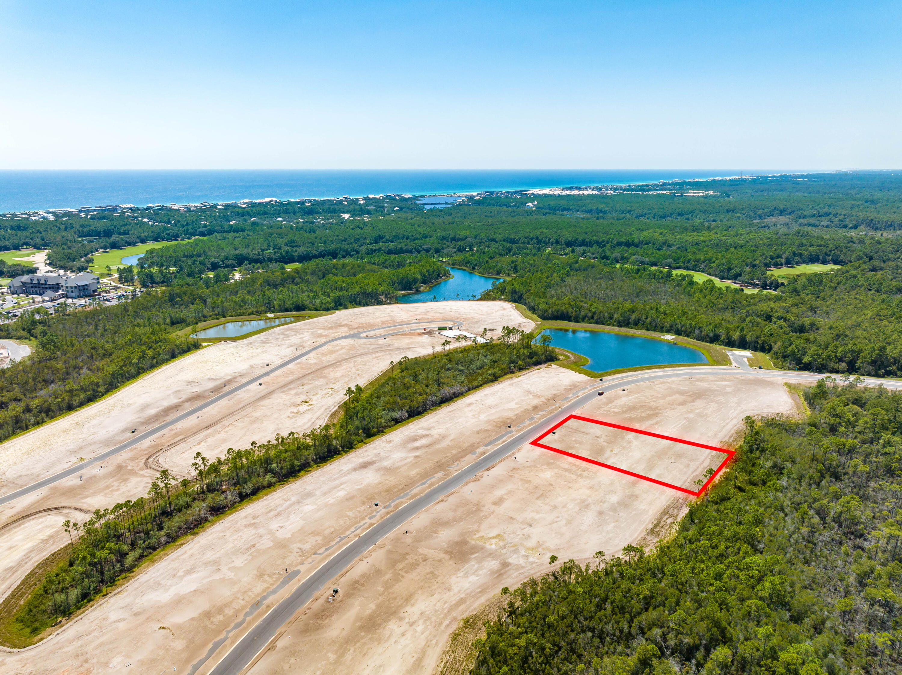 Lot 189 Windsong Inlet Beach Inlet Beach, FL 32461 - Photo 19 of 39 Windsong Lot Aerial Outlined-5