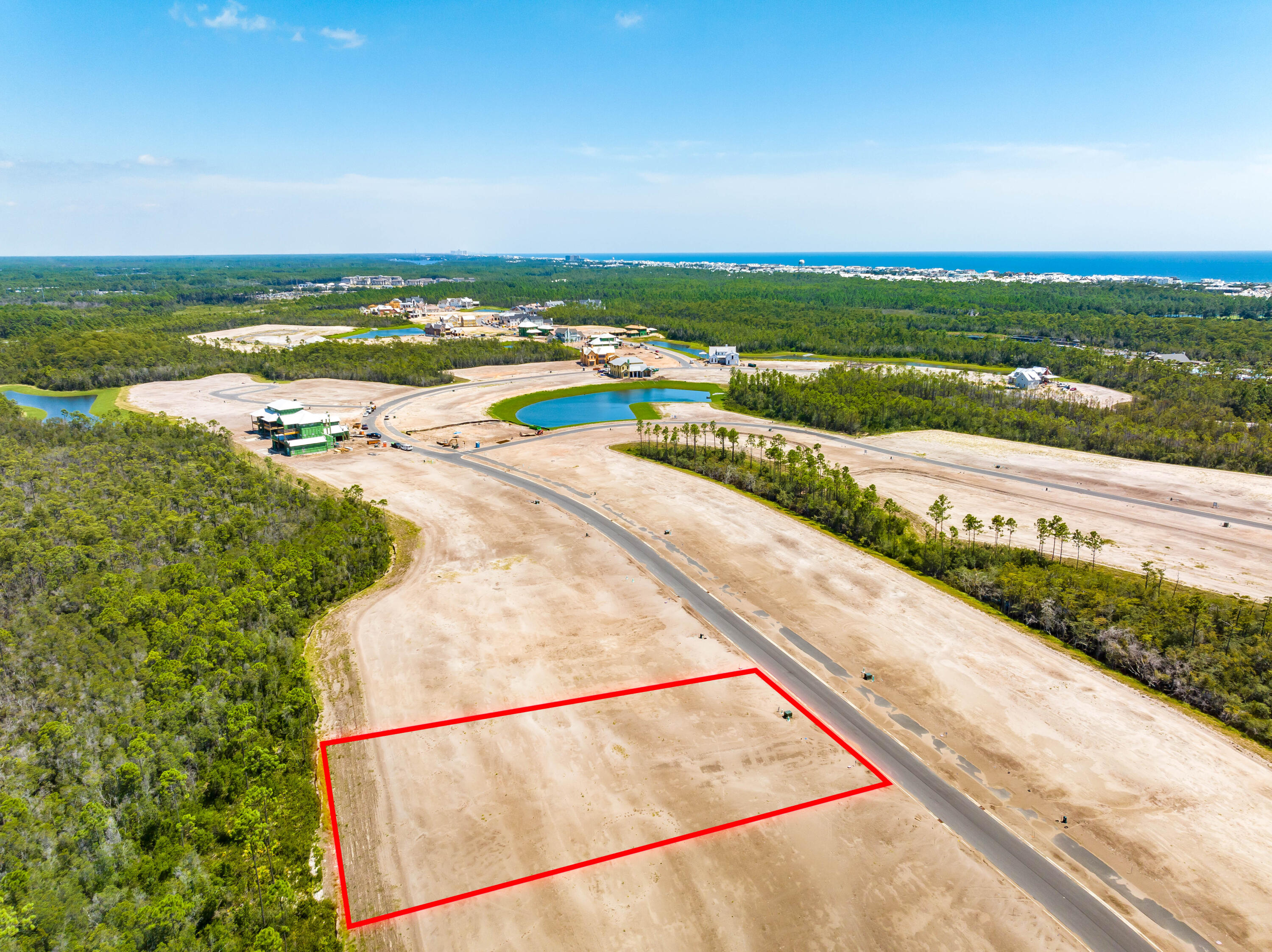 Lot 189 Windsong Inlet Beach Inlet Beach, FL 32461 - Photo 2 of 39 Windsong Lot Aerial Outlined-18
