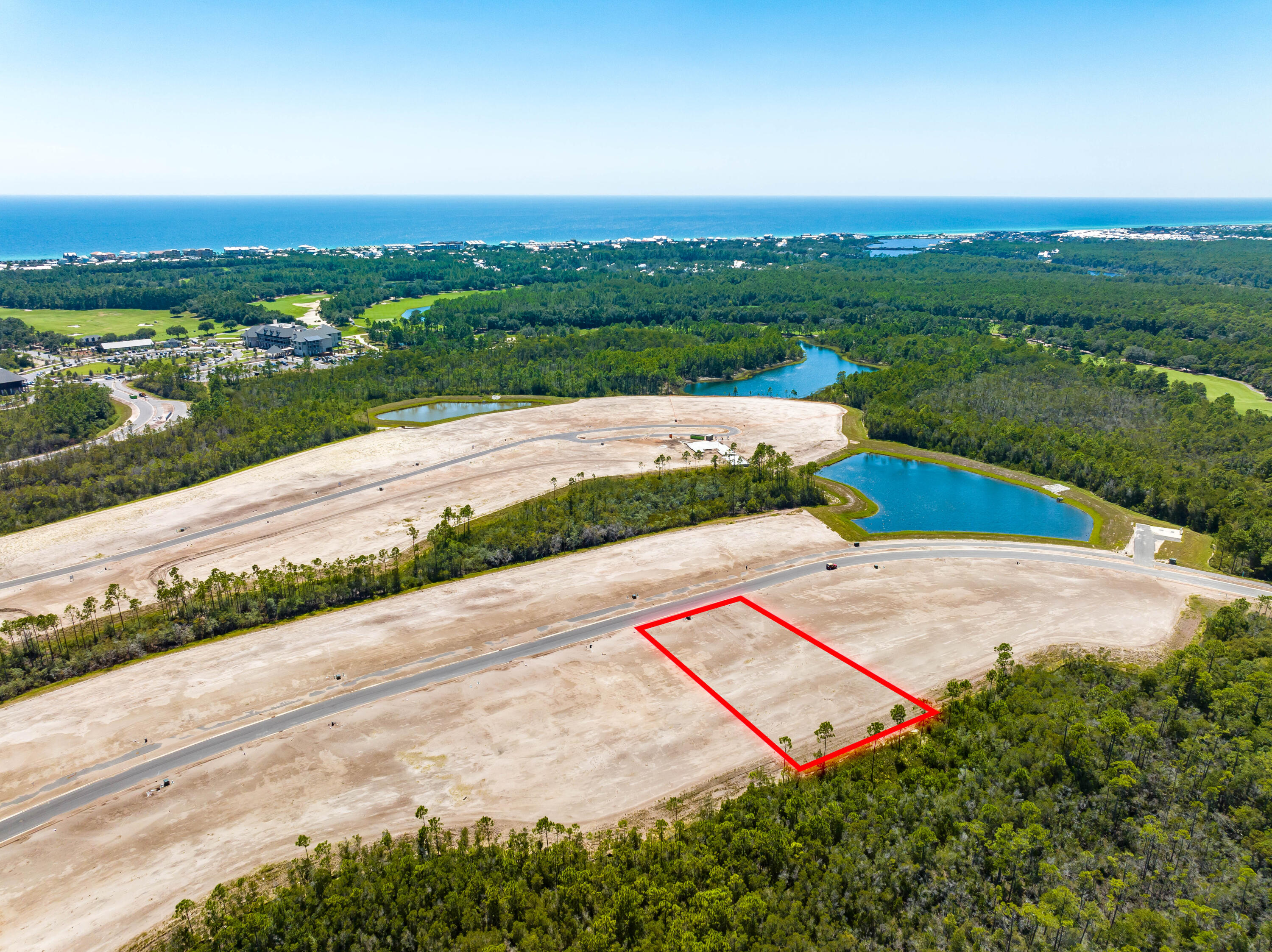 Lot 189 Windsong Inlet Beach Inlet Beach, FL 32461 - Photo 6 of 39 Windsong Lot Aerial Outlined-4