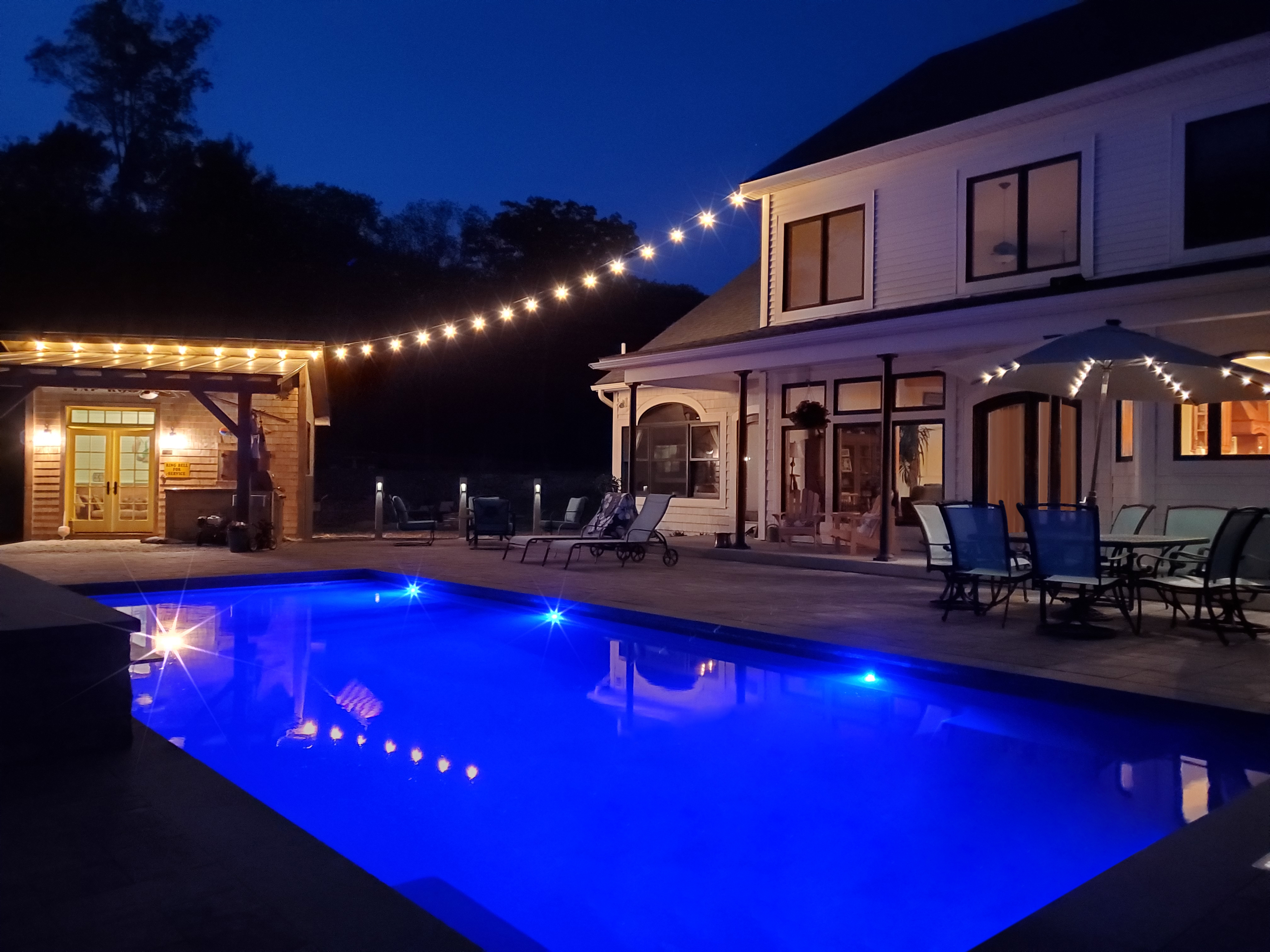 8 Bobcat Lane Warren, CT 06754 - Photo 17 of 40 a view of swimming pool with outdoor seating