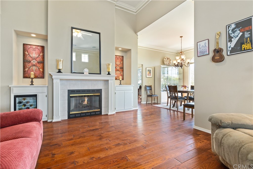 1612 Via Flora Paso Robles, CA 93446 - Photo 10 of 35 a living room with furniture and a fireplace
