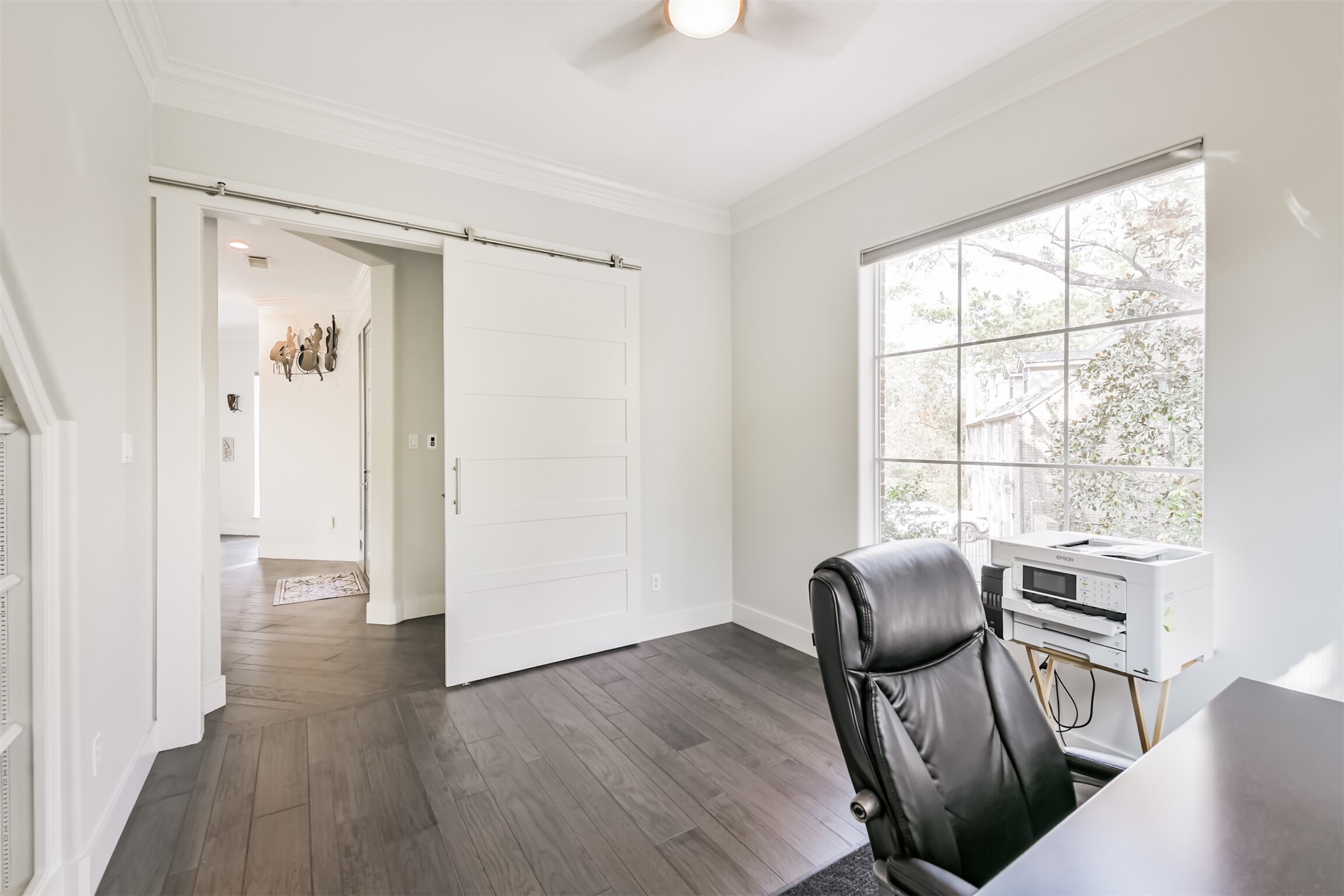 12636 Briar Patch Drive Houston, TX 77077 - Photo 20 of 43 There is a sliding barndoor to the study/office.