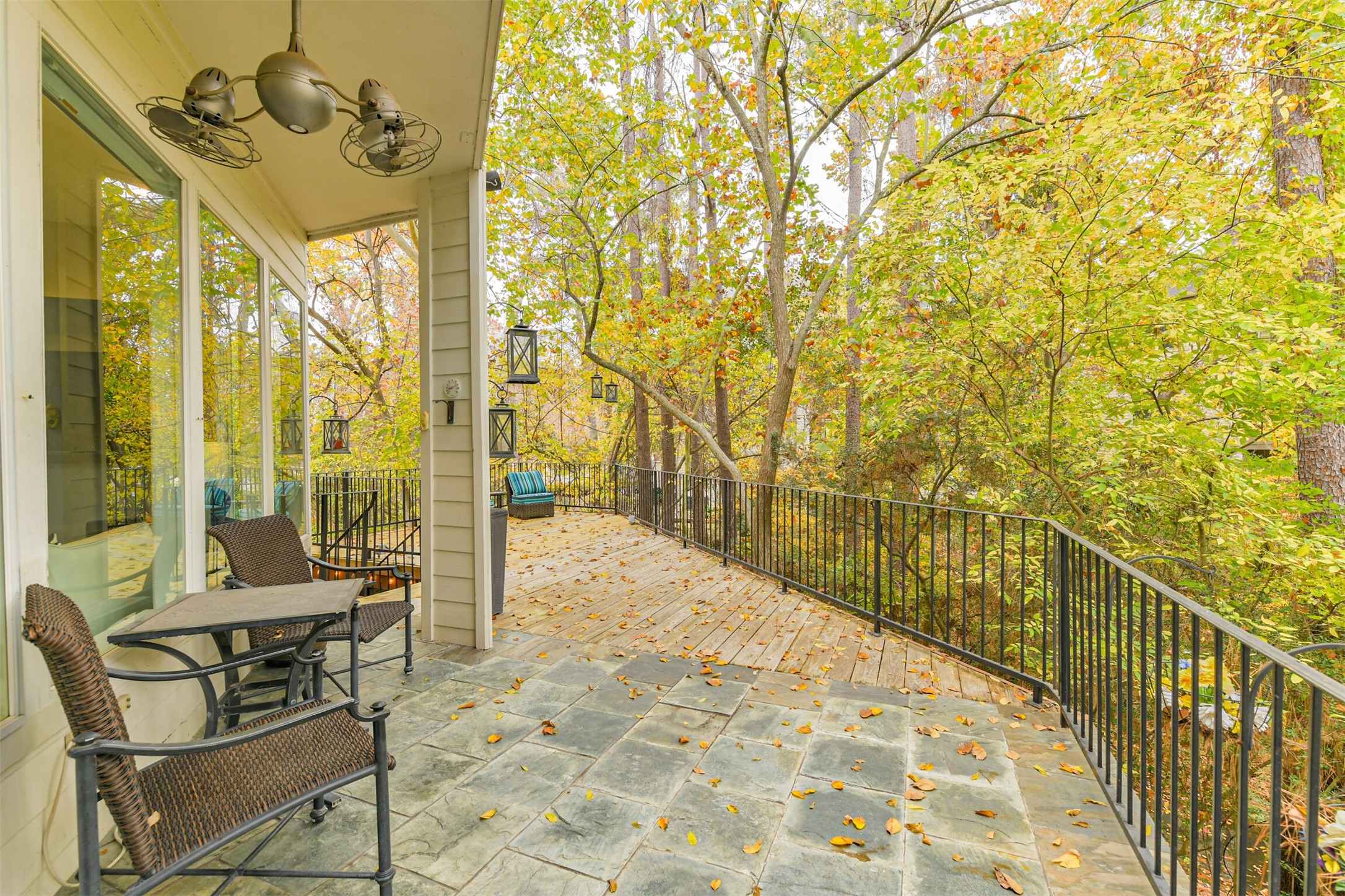 12636 Briar Patch Drive Houston, TX 77077 - Photo 40 of 43 Enjoy the nature on your own private wood patio!