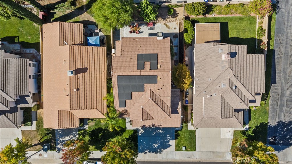 27687 Ron Ridge Drive Saugus, CA 91350 - Photo 42 of 50 an aerial view of residential houses with outdoor space