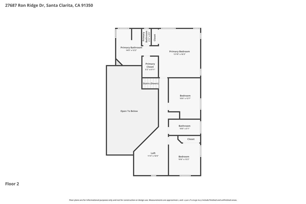 27687 Ron Ridge Drive Saugus, CA 91350 - Photo 50 of 50 a picture of a floor plan
