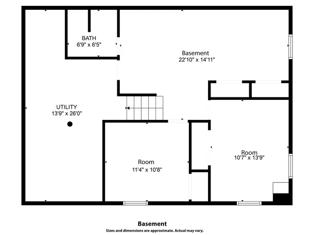 a picture of a bench in a white house