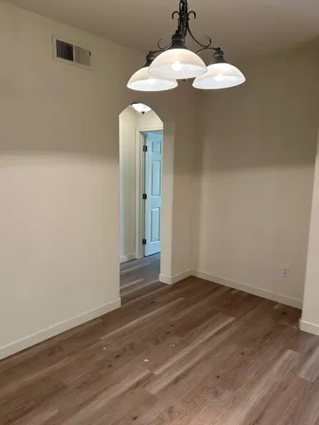 wooden floor in an empty room