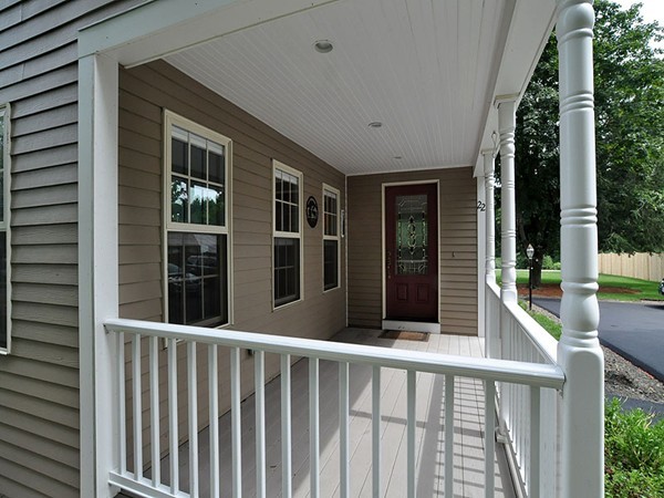 22 Hudson Road Stow, MA 01775 - Photo 28 of 28 a view of a brick house with large windows