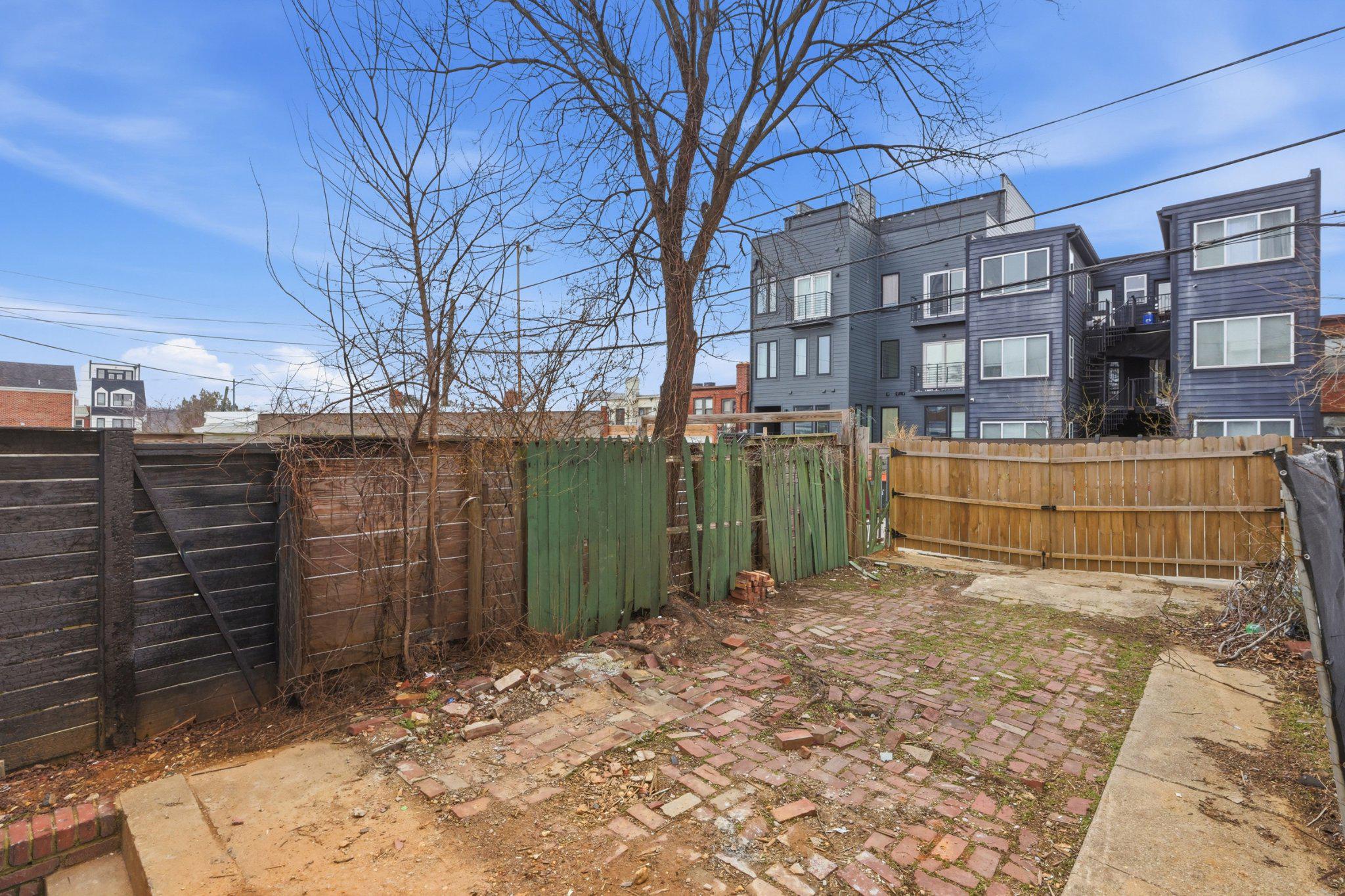 824 20th Street Northeast Washington, DC 20002 - Photo 16 of 17 Fenced-in Parking pad.