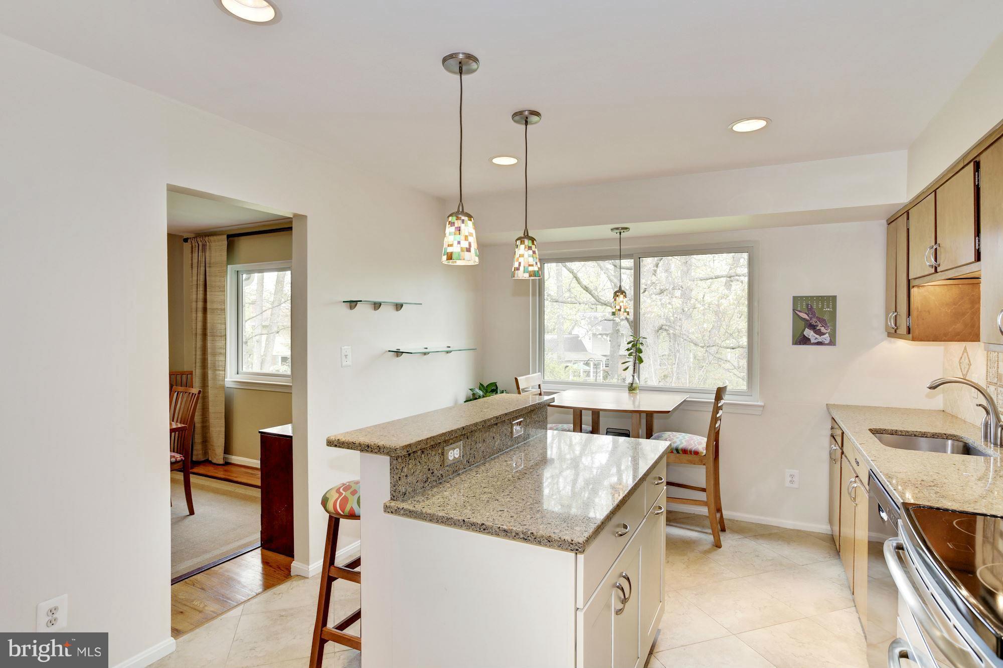 6007 Roxbury Avenue Springfield, VA 22152 - Photo 10 of 30 Kitchen features center island with granite