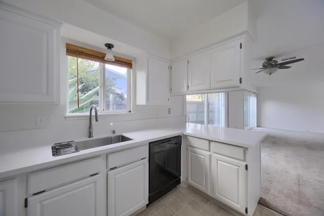 en empty room with windows