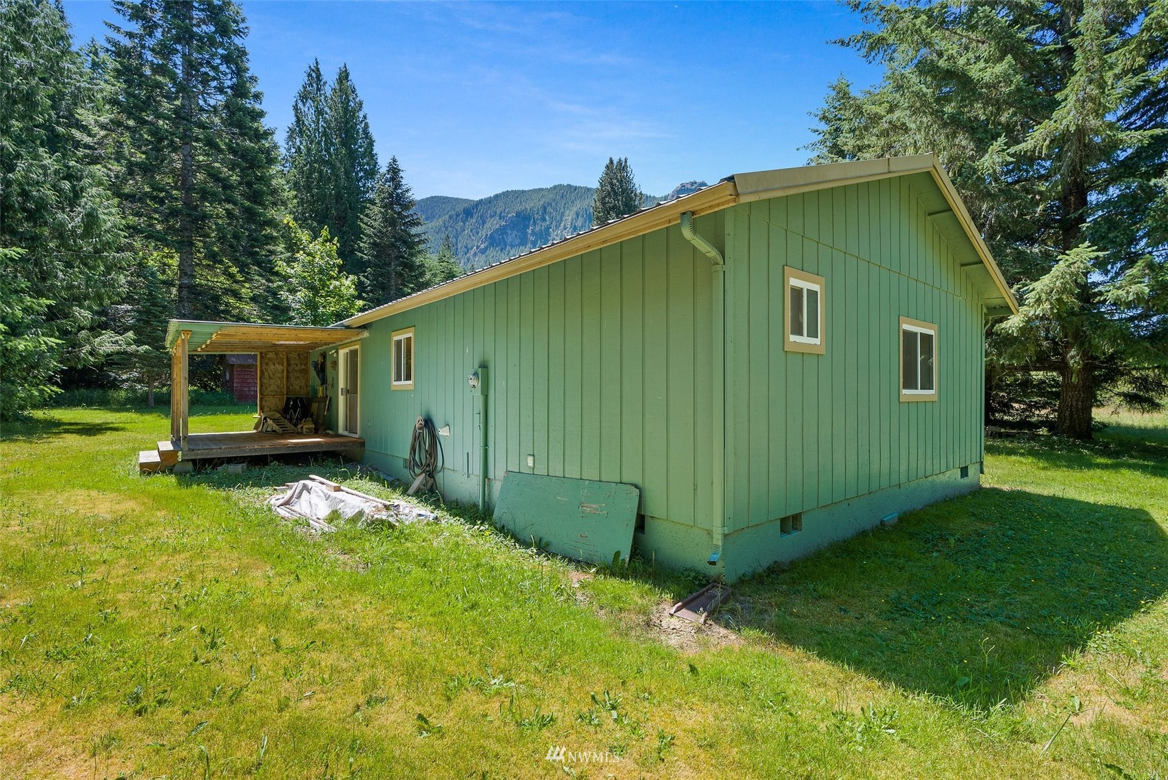 2158 Cispus Road Randle, WA 98377 - Photo 22 of 36 a view of a backyard