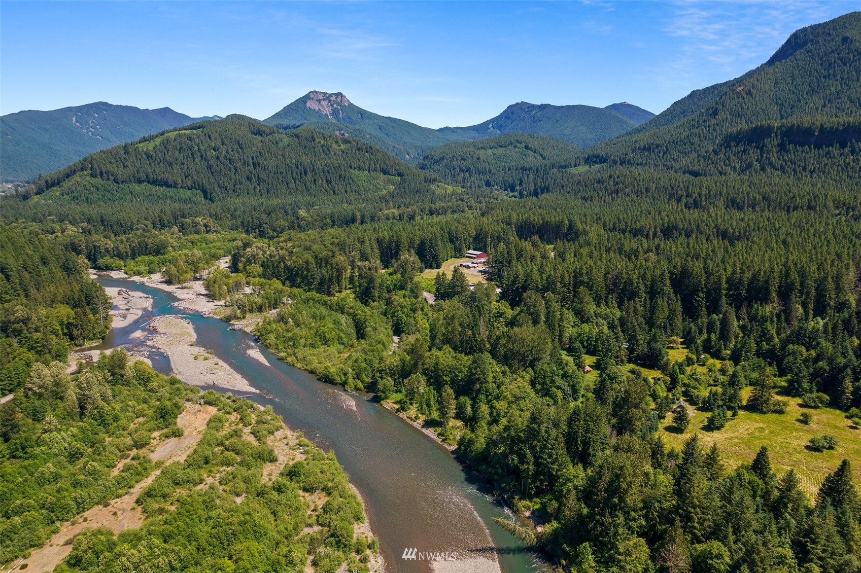 2158 Cispus Road Randle, WA 98377 - Photo 3 of 36 a view of a lot of trees and houses