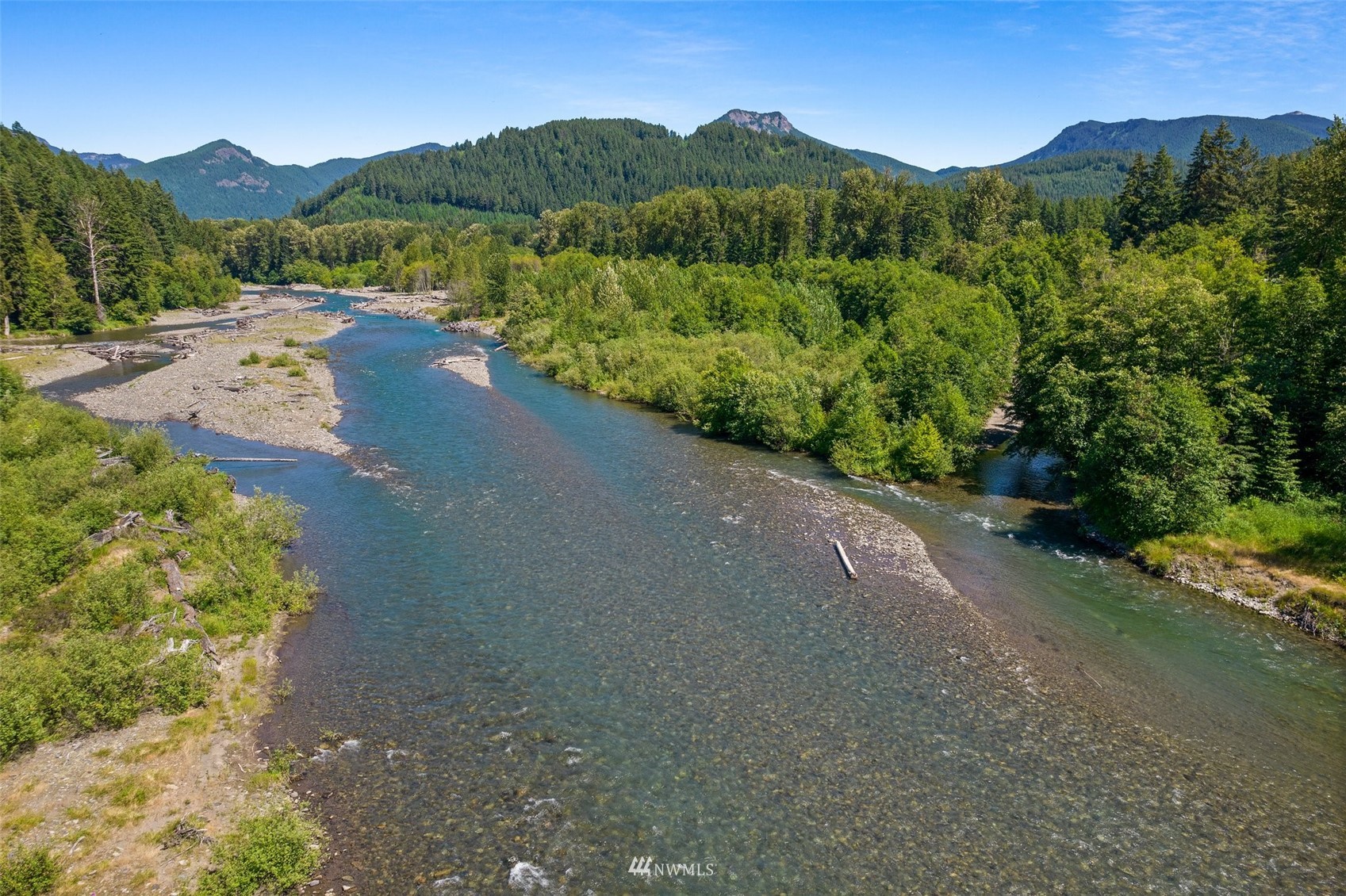 2158 Cispus Road Randle, WA 98377 - Photo 34 of 36 a view of a road with a mountain in the background