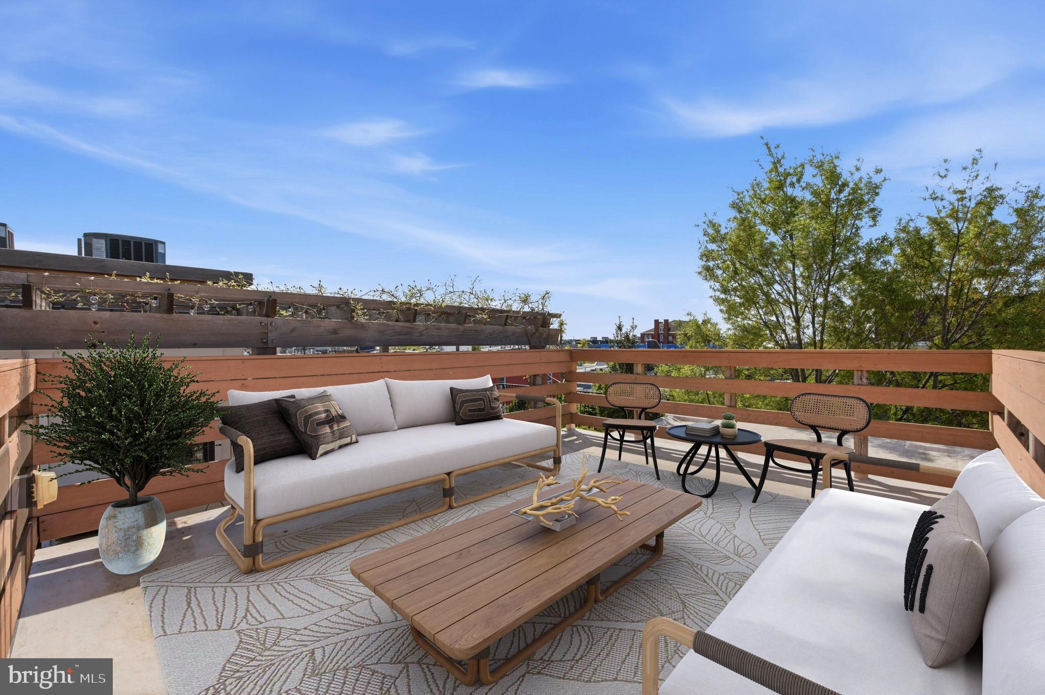 2405 Catharine Street Philadelphia, PA 19146 - Photo 32 of 49 Main Rooftop (View 1) - Virtually Staged