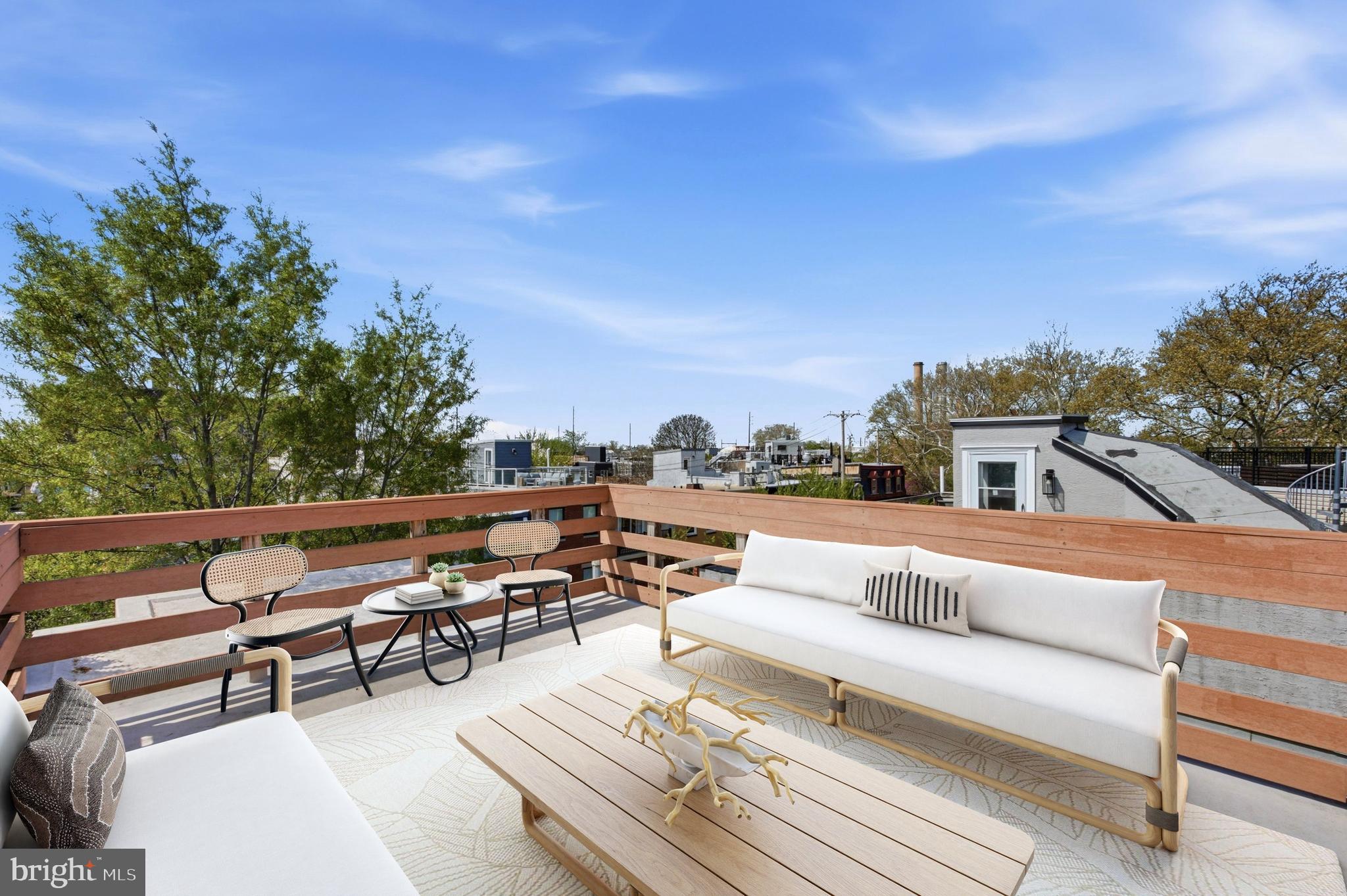 2405 Catharine Street Philadelphia, PA 19146 - Photo 36 of 49 Main Rooftop (View 3) - Virtually Staged
