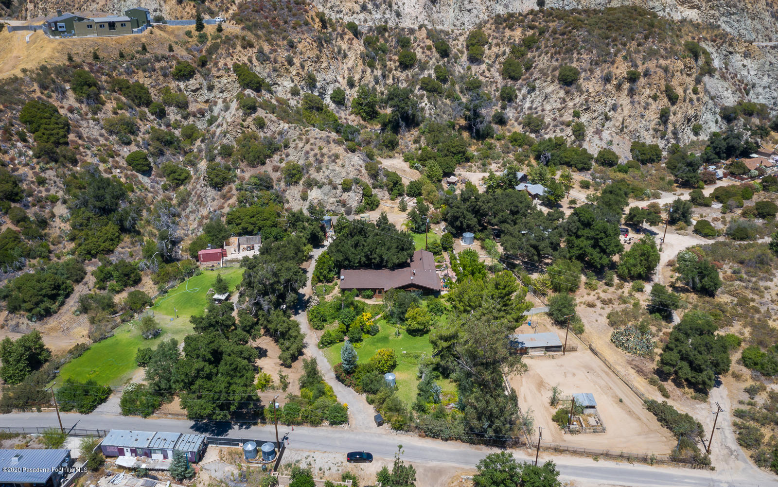 2311 Stonyvale Road Tujunga, CA 91042 - Photo 1 of 83 an aerial view of a house with a yard