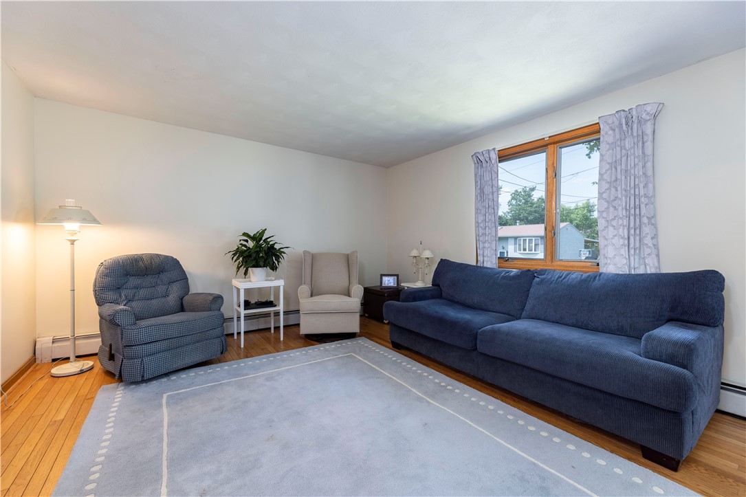 Living Room with hardwood floors