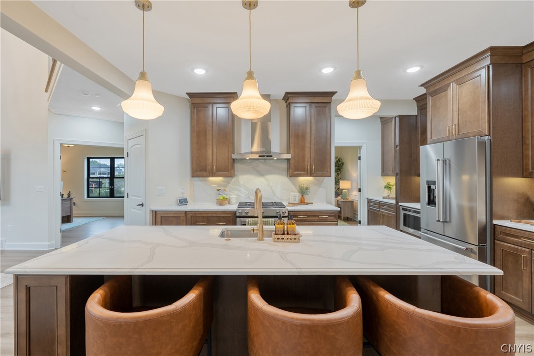 2020 Rubicon Road Lysander, NY 13027 - Photo 14 of 49 Gourmet kitchen featuring Merillat Masterpiece soft close cabinetry & premium KitchenAid appliances!
