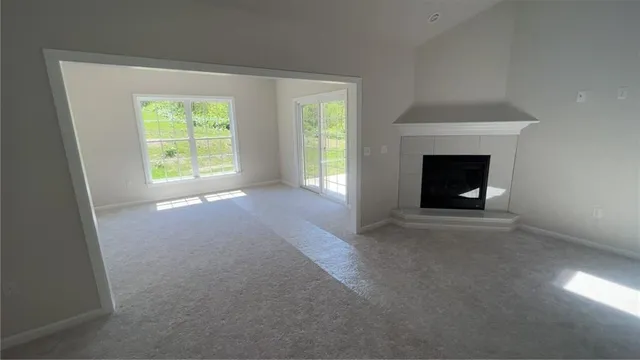 a view of an empty room