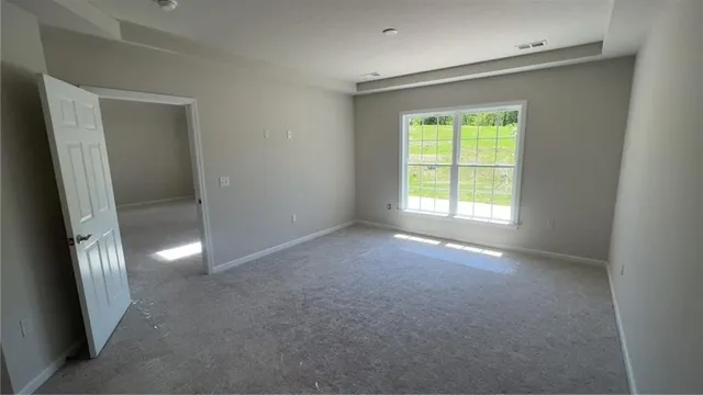 a view of empty room