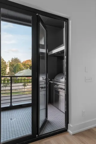 a view of a water heater room