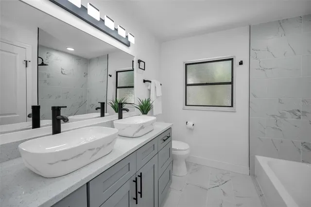 a view of a volley ball court