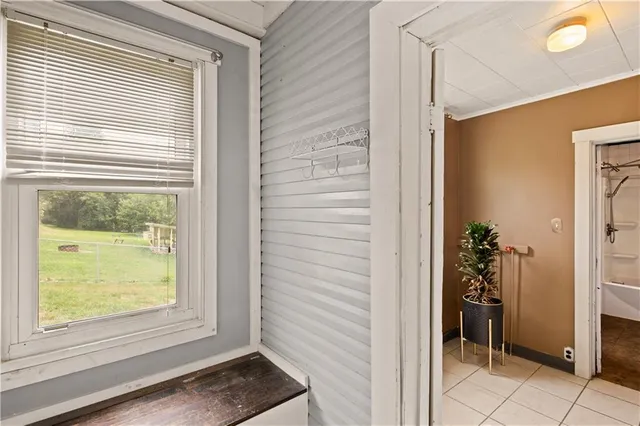 a view of an entryway door