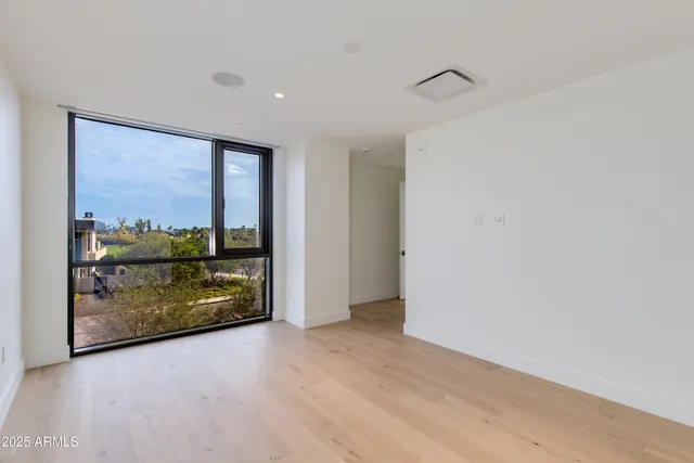 a view of a city from a balcony