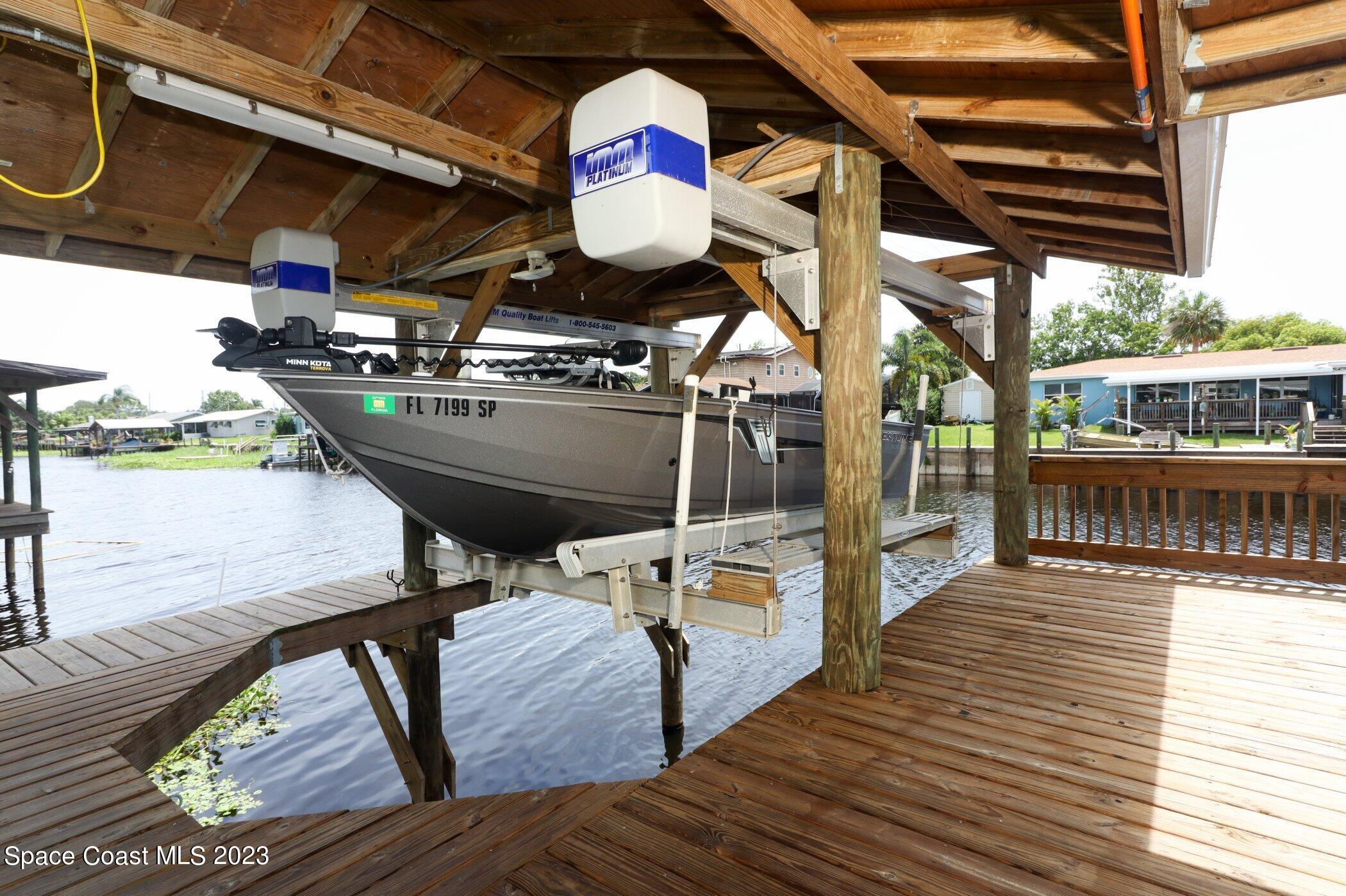 834 Egret Road Cocoa, FL 32926 - Photo 53 of 85 41023997-053-Dock_Alt_View