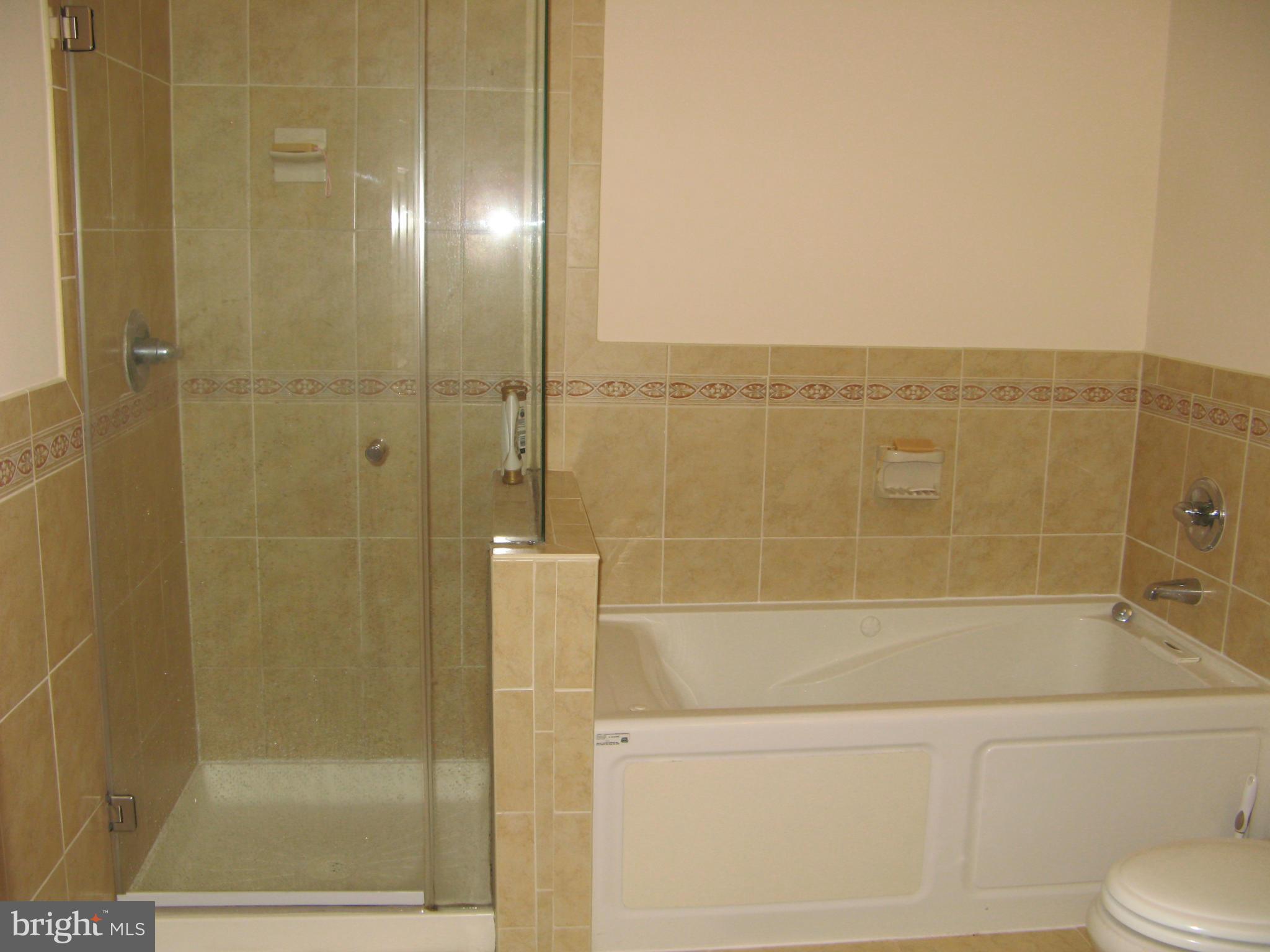 7302 Old Keene Mill Road Springfield, VA 22150 - Photo 20 of 28 a bathroom with a bathtub and a shower