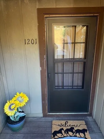 a bathroom with a window