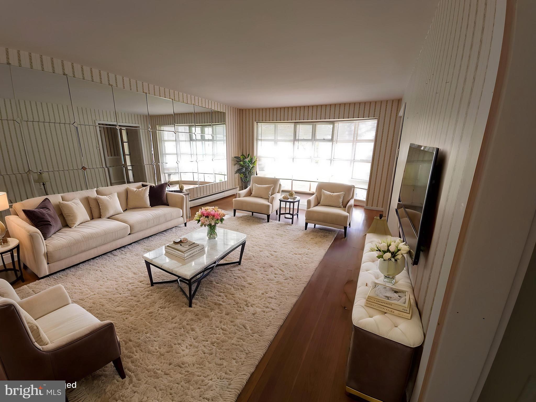 2613 Caranel Road Broomall, PA 19008 - Photo 17 of 49 a living room with furniture and a large window