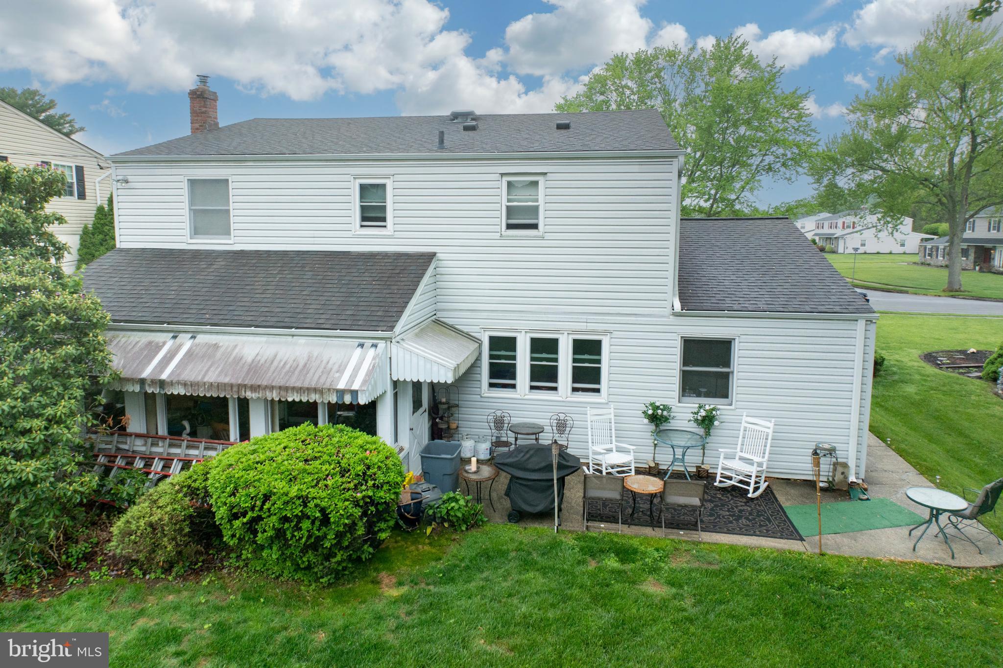 2613 Caranel Road Broomall, PA 19008 - Photo 44 of 49 a front view of house with a garden and chairs