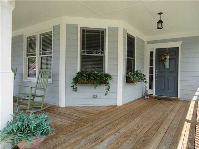 2 Rosemeade Place Durham, NC 27712 - Photo 3 of 20 front view of a house with a potted plant