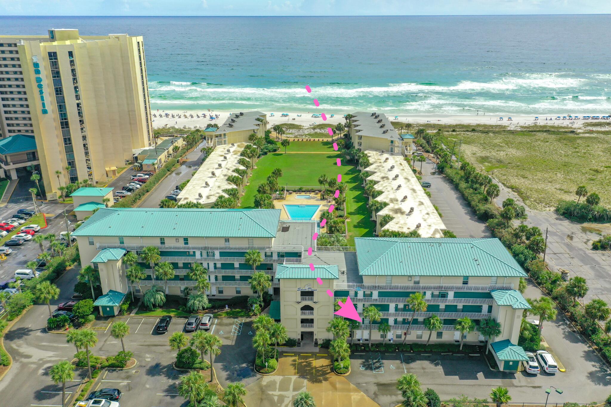 1030 East E Highway, Unit 25 Destin, FL 32541 - Photo 27 of 34 a view of a city and an ocean view