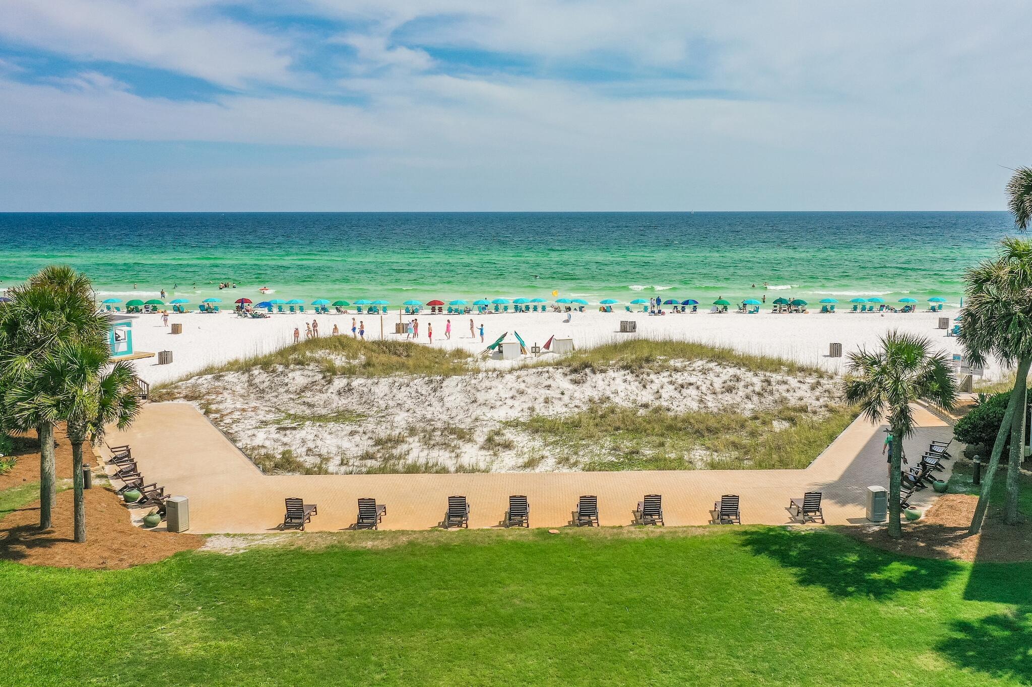 1030 East E Highway, Unit 25 Destin, FL 32541 - Photo 5 of 34 a view of a golf course with a lake