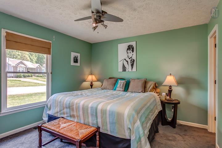 7102 Totty Road Fairview, TN 37062 - Photo 14 of 27 Master Bedroom with Roman Shade and New Carpet
