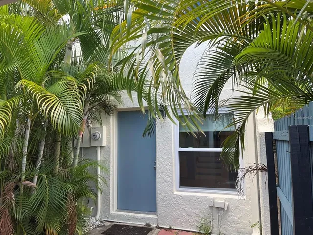 a view of a wooden fence