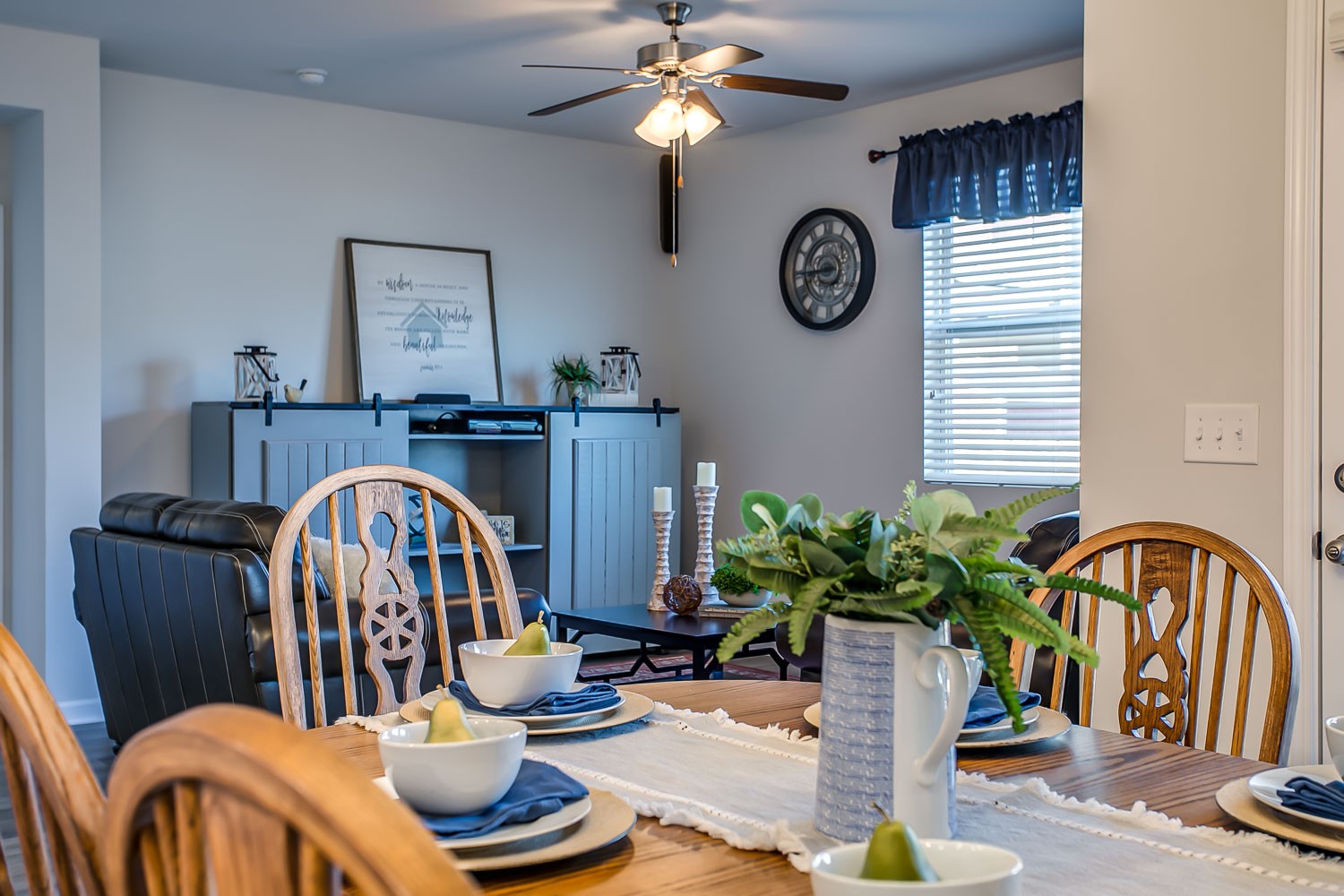 767 Prominence Road Columbia, TN 38401 - Photo 12 of 38 a view of a dining room with furniture and a chandelier