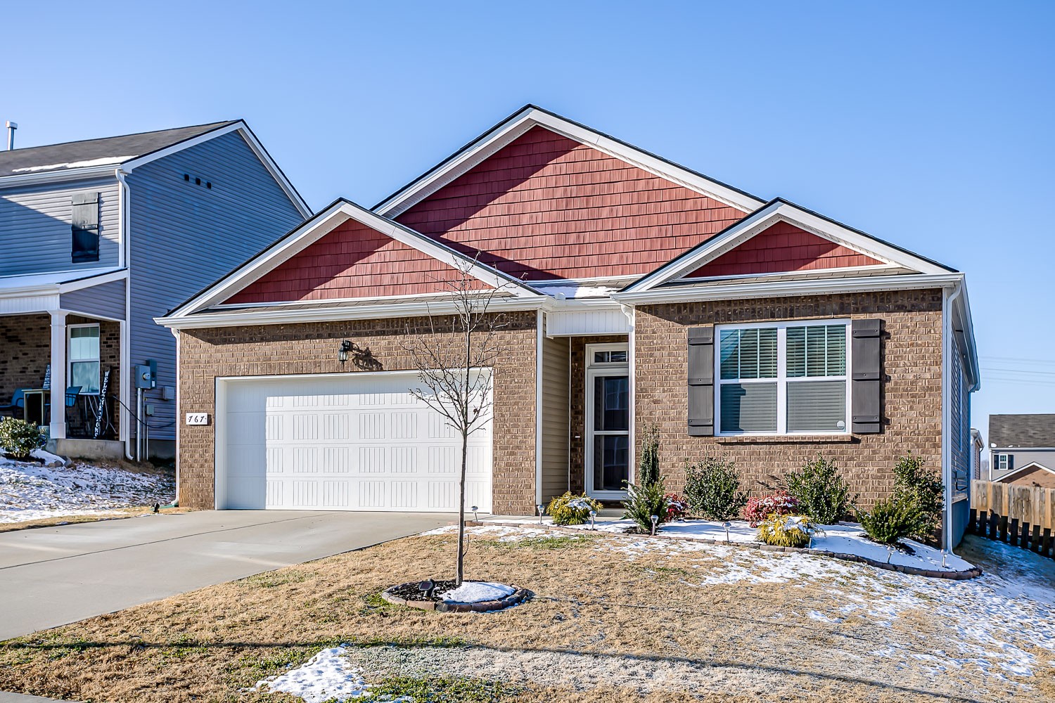 767 Prominence Road Columbia, TN 38401 - Photo 37 of 38 a front view of a house with garden