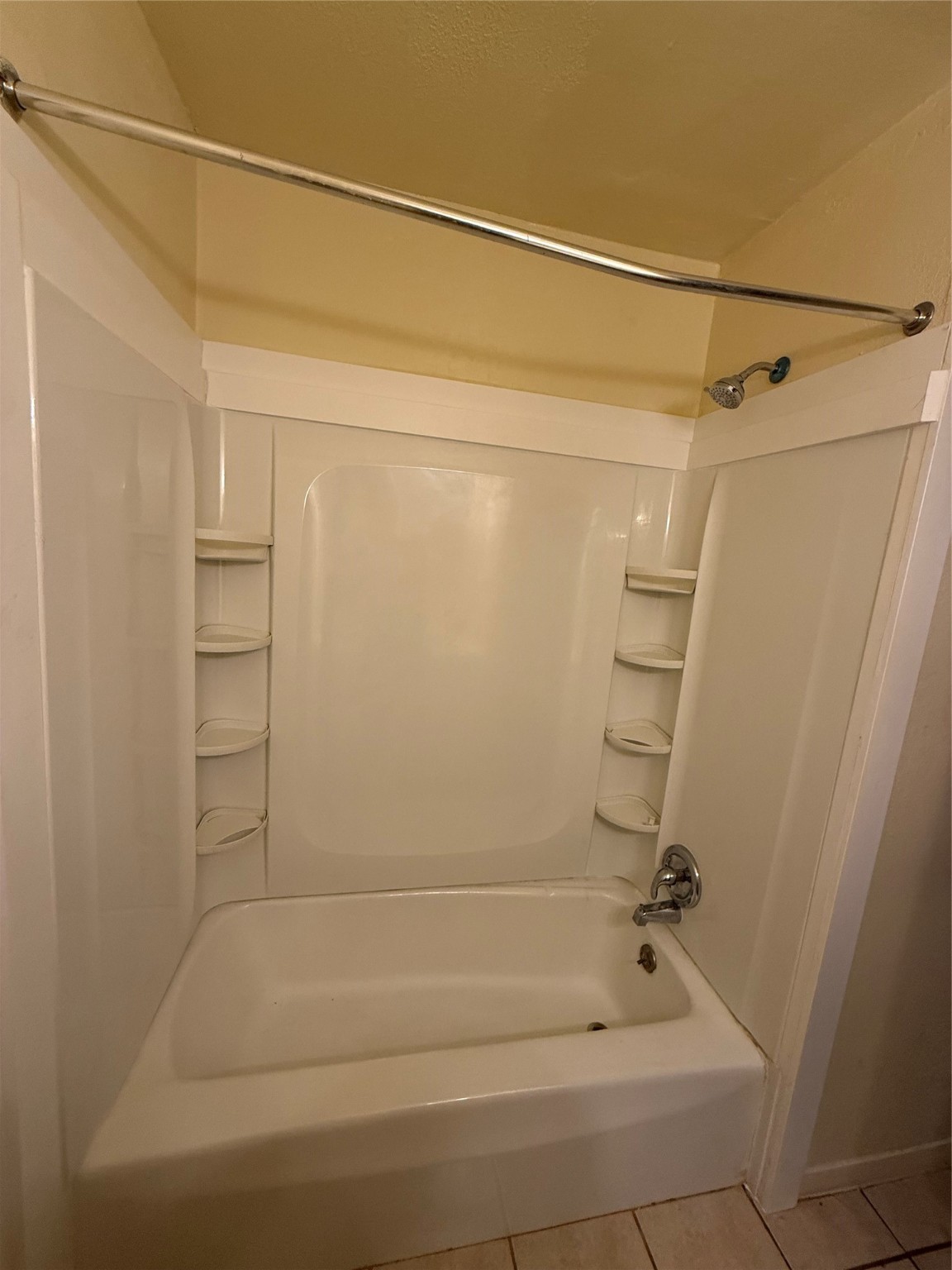 3502 Campbell Street, Unit 2 Houston, TX 77026 - Photo 14 of 14 a bathroom with a shower and a bath tub