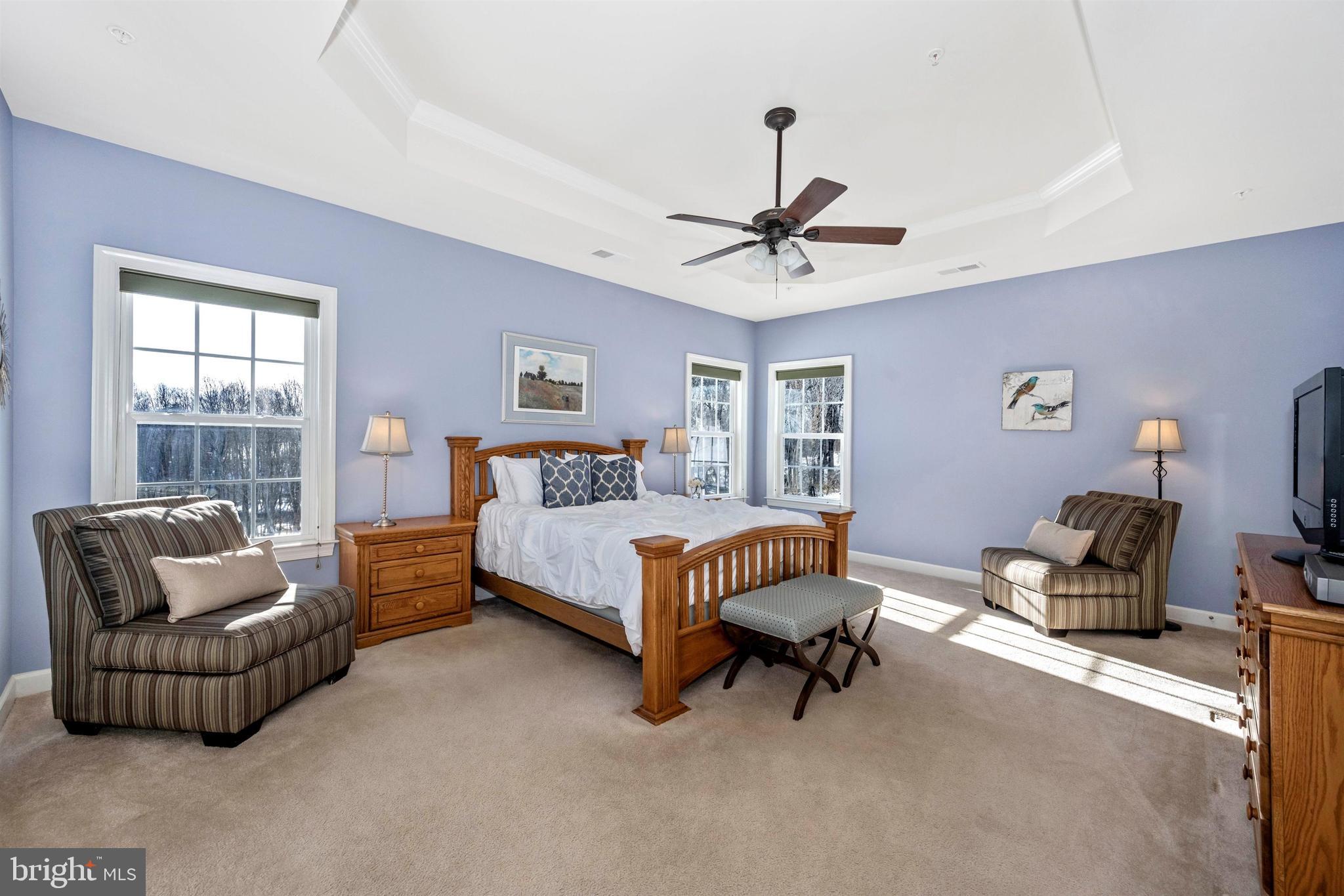 23410 Kimblehunt Place Gaithersburg, MD 20882 - Photo 30 of 72 Owner's suite with tray ceiling and ceiling fan.