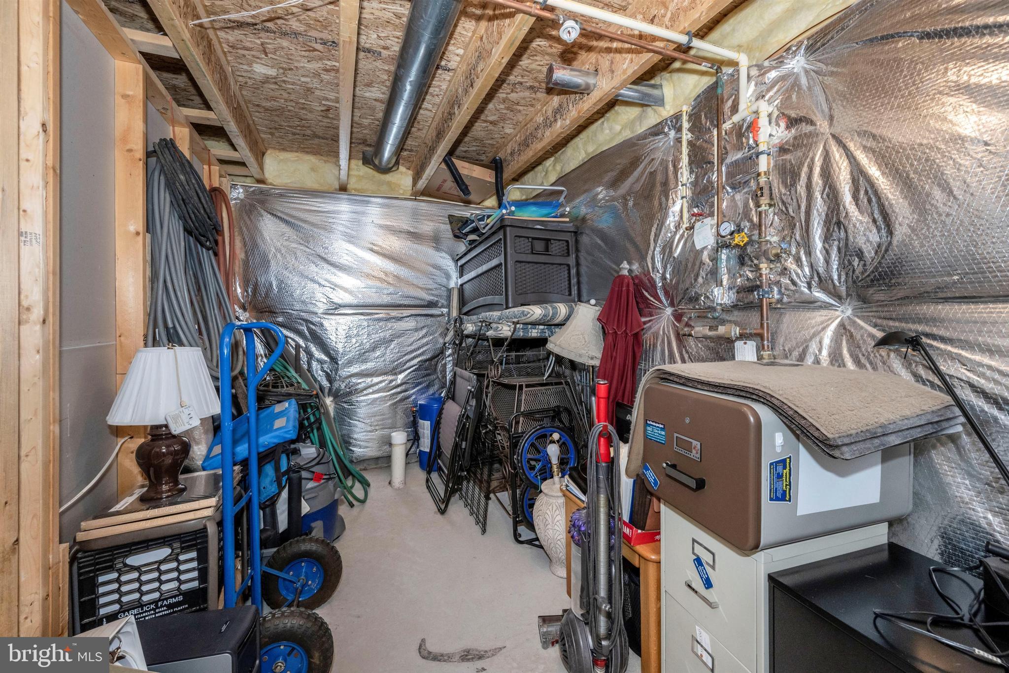 23410 Kimblehunt Place Gaithersburg, MD 20882 - Photo 48 of 72 2nd unfinished storage area with rough ins.