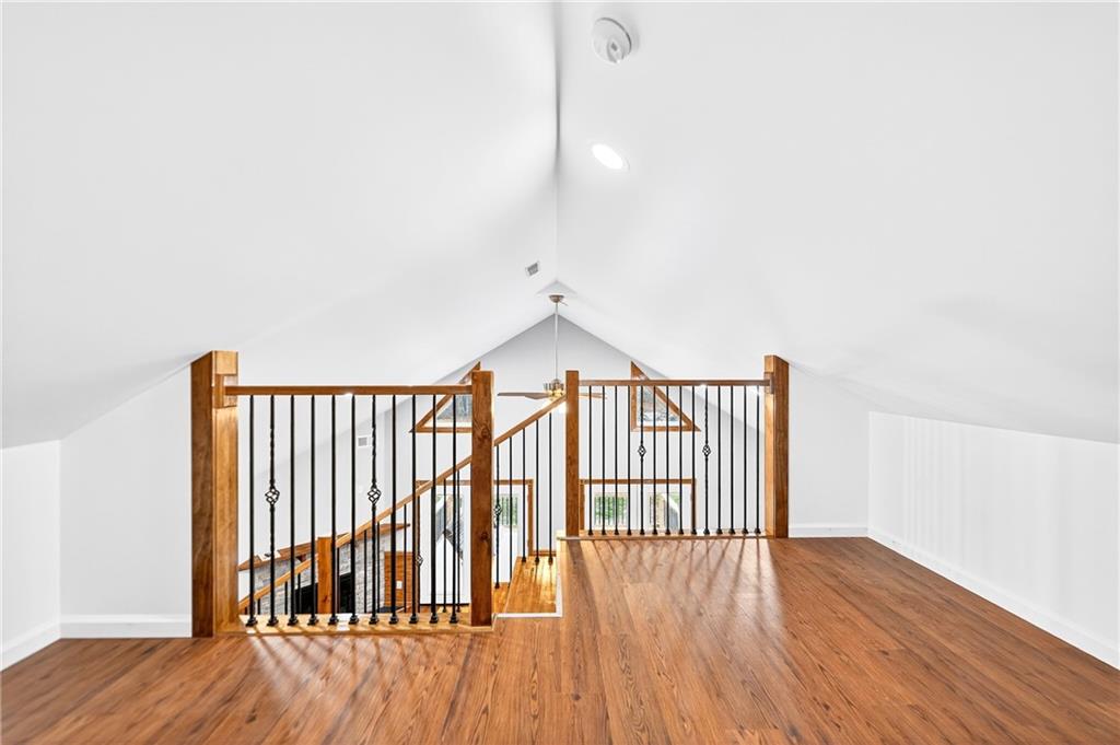 524 Sawmill Road Dawson, PA 15428 - Photo 44 of 50 a view of hallway with wooden floor