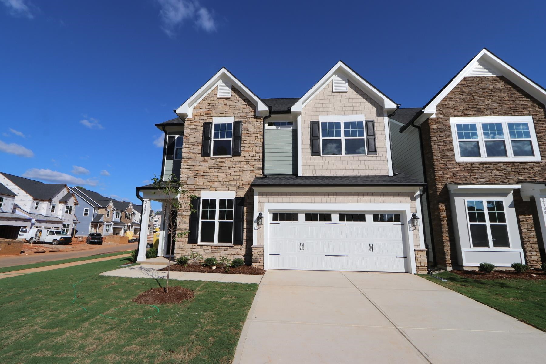 2106 Goudy Drive Raleigh, NC 27615 - Photo 24 of 24 a front view of a house with a yard