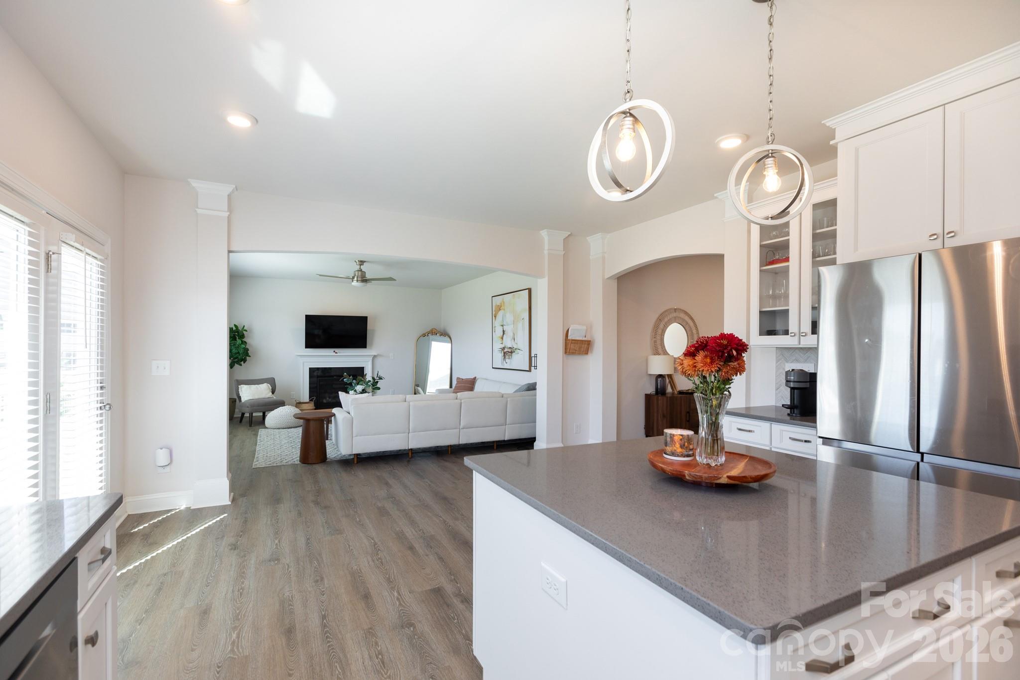 5415 Haystack Avenue Indian Land, SC 29707 - Photo 8 of 44 a view of dining room kitchen with furniture wooden floor and window
