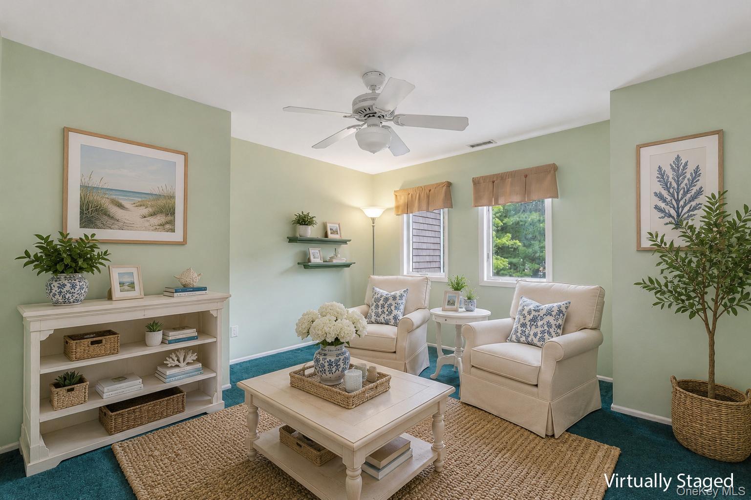 22 Kettle Hole Road Manorville, NY 11949 - Photo 21 of 39 This very cozy lofted area can be converted to a third bedroom if needed. Is carpeted and has ceiling fan.
