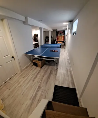 a view of a furniture in a house