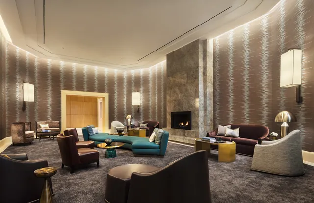 a room with furniture and toys